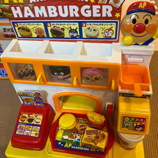 値下げ　アンパンマンおしゃべりハンバーガー屋さんの画像