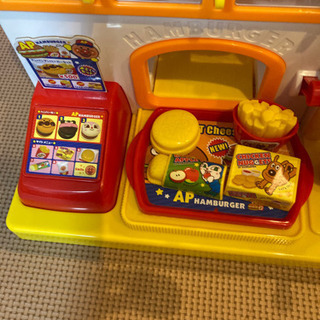 値下げ　アンパンマンおしゃべりハンバーガー屋さんの画像