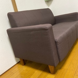 【無料お譲り】2人がけソファの画像