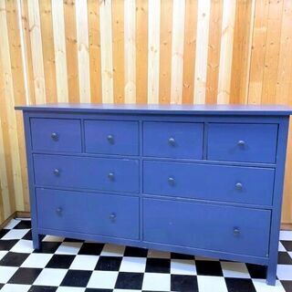 IKEA　HEMNES　ヘムネス　チェスト　ブルー　1500×5...