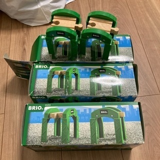 BRIO 木製レールサポート3箱　33253