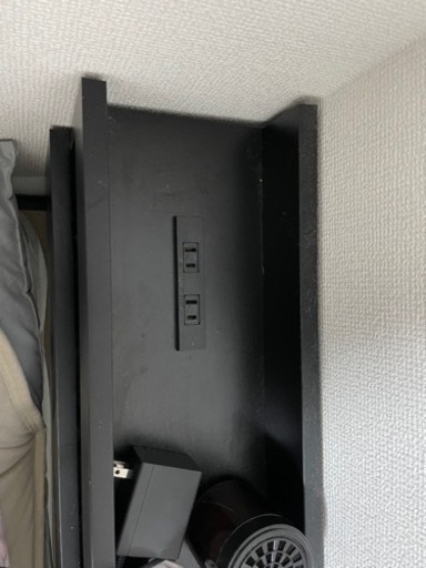 【相手決まりました】収納、宮付き　セミダブルベッド　マットレス&低反発マットレス付き