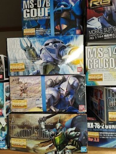 ガンプラ　MGグフ、MGズゴック、MGギャン　他