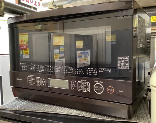 TOSHIBA/東芝 オーブンレンジ ER-P6E(R) 1000W 2017年製 【ユーズドユーズ名古屋天白店】 J1156