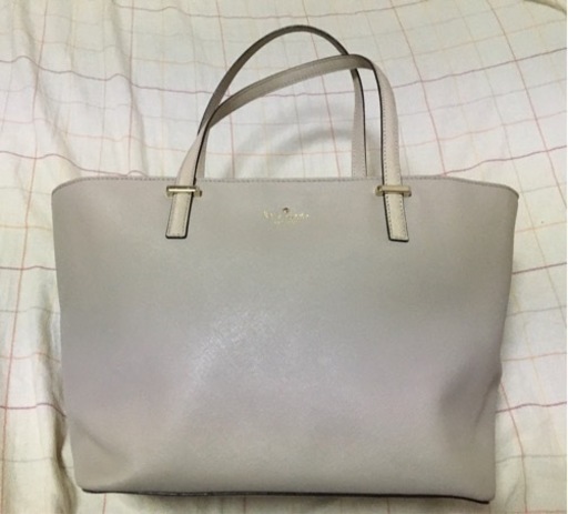 ケイトスペード　トートバック　グレージュ