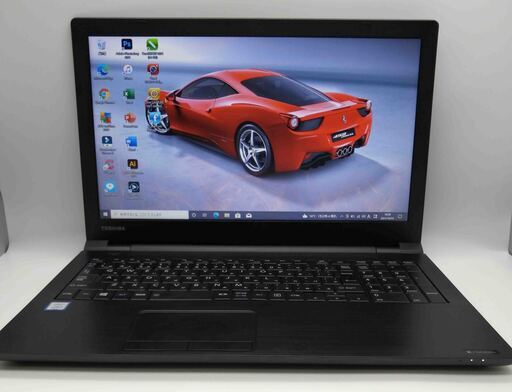東芝ノートパソコン i5（中古）、8GBのメモリ、SSD256GB、15.6画面、Intel UHD Graphics 620、Windows10, Office2019, Photoshop2021, Illustrator2021,Corel2021, FilmoraX。Ken77