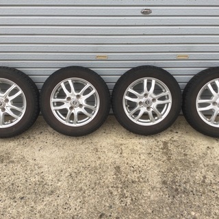 中古スタッドレスタイヤ155/65R13アルミホイール付