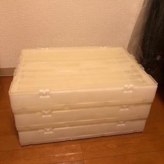 収納コンテナ　3つセットの画像