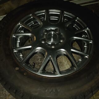 【取引中】195/65R15 9分山スタッドレスタイヤホイール4...