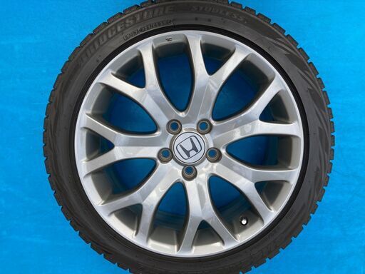 RB3、RB4 オデッセイ アブソルート純正、 BLIZAK ＲＥＶＯＧＺ 7J +55 5H-114.3 225/45R18 4本 