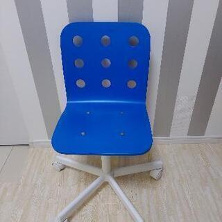 IKEA　JULES🌟子供用デスクチェア🌟学習椅子💺ブルー✖️ホワイト