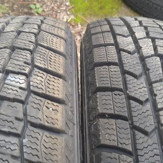 2016年製　ダンロップスタッドレス　WM02　145/80R13 中古４本 アルトワゴンRスペーシアミラ等　の画像