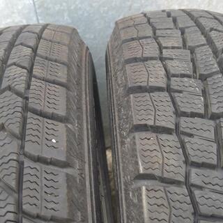2016年製　ダンロップスタッドレス　WM02　145/80R13 中古４本 アルトワゴンRスペーシアミラ等　の画像