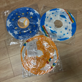 熱気球　パーティー　バースデー飾り 提灯3点セット