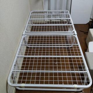 【決まりました】通気性◎折り畳めるベッド