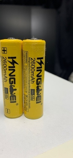 新品 充電池 リチウムイオンバッテリー 18650 2600mAh