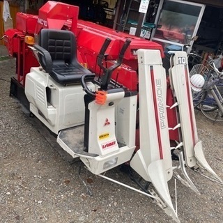 三菱　2条狩り　コンバイン　使用時間少ない