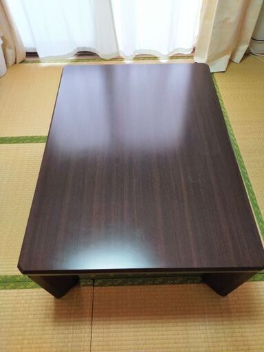 (値下げしました)こたつ机+こたつ布団セット　ファミリー向け　布団クリーニング済み