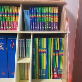 DWEディズニー英語システムフルセット 棚付き