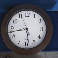 壁掛け　電波時計　動作確認済み　直径29㎝