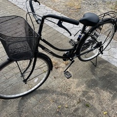 自転車　26インチ　後輪パンク中