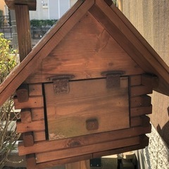 手作り木製郵便ポスト／一部分難あり。ご理解いただける方。の画像
