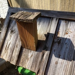 手作り木製郵便ポスト／一部分難あり。ご理解いただける方。の画像