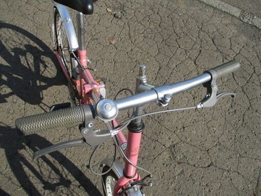 折りたたみ自転車 20インチ サスペンション付き Spank 自転車 ピンク系 折り畳み ベル付き 中古 ☆ PayPay(ペイペイ)