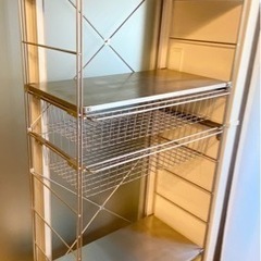 無印良品　ステンレスユニットシェルフ　の画像
