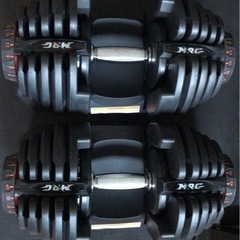 値下げしました可動式アジャスタブルダンベルMRG 2kg~40k...