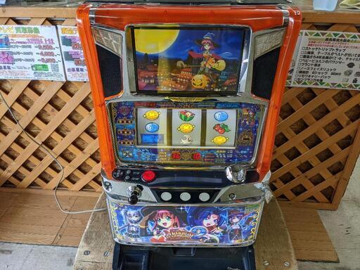 パチスロ実機 マジカルハロウィン2 マジハロ コイン不要機  ID：126-012335-007