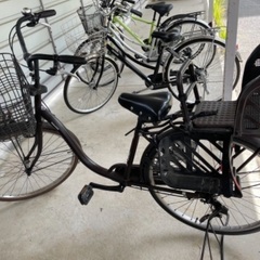 チャイルドシート付き自転車