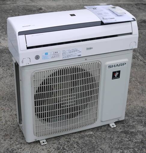 極美品 18年製 シャープ ルームエアコン AY-H22DH 2.2kW 冷房 6～9畳 暖房 6～7畳 プラズマクラスター7000搭載 R32冷媒