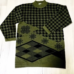 メンズ　ノルディック柄　セーター　美品