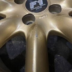 Panasport Racing F1 パナスポーツ 社外ホイール 16インチ 4本 7J4HPCD100約+30 希少 絶版 ロードスター ヴィッツ等　(VHI181)クレジットカード QRコード決済可能の画像