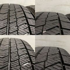 BS BLIZZAK VRX2 185/60R15 15インチ スタッドレス 4本 2018年製 シエンタ シャトル グレイス カローラフィールダー等　(MTA197)クレジットカード QRコード決済可能の画像