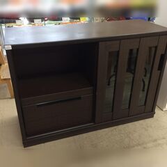 J679 ニトリ カウンター レンジボード アケビ 120 DB...
