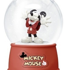 Happyくじ　DISNEY クリスマスオーナメントくじ 2018 スノードーム賞　ミッキーマウスの画像