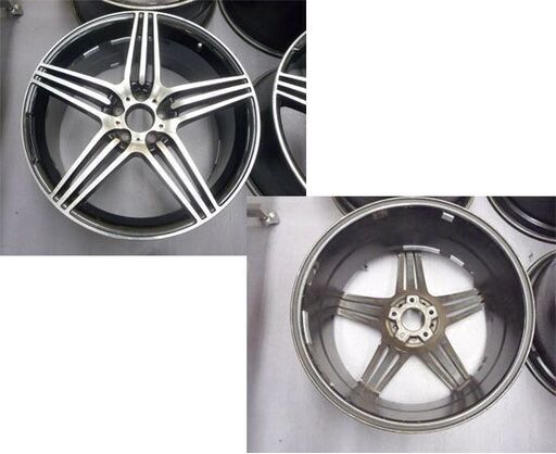 20インチホイール ４本セット 20×8.5J ２本 20×9.5J 2本 PCD 112 ET35.38 ハブ径66.6 ５穴 アルミ 店頭引渡し歓迎 札幌市手稲区