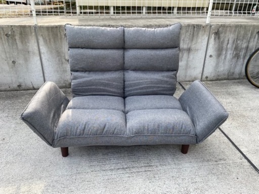 トップバリュー 美品 ハイバックカジュアルソファ リクライニング