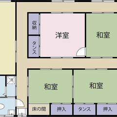 中古平屋建4K/桜川市上城 - 不動産