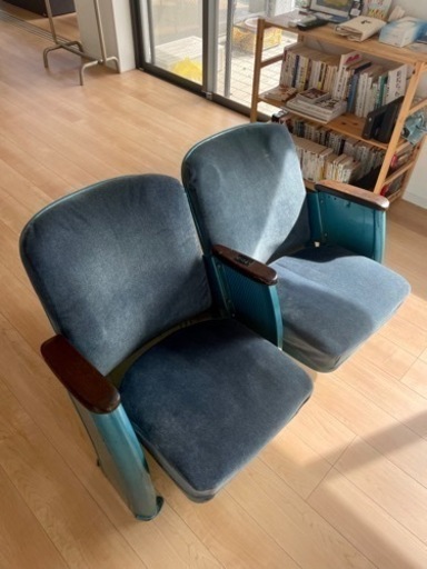 heywood wakefield 2連 シアターチェア