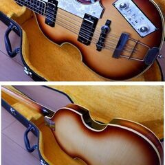 値下げ再出品【Japan Vintage】グレコ／Greco　バイオリンベース VB-450  美品＆ハードケース付の画像