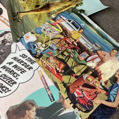 インテリア 大判 ポスター POP アメリカン カルチャー オシャレ ヴィンテージ風の画像