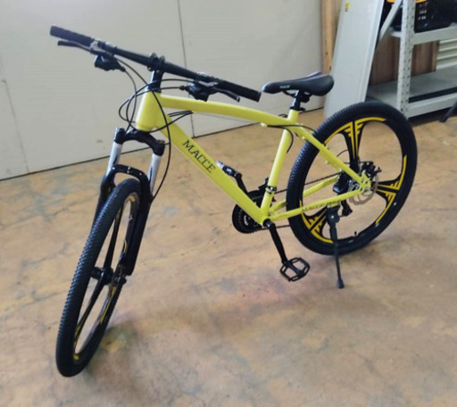 【新品】自転車 (マウンテンバイク　カラー イエロー)