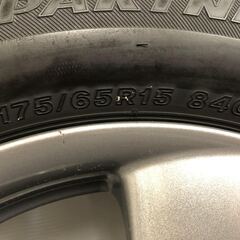 【売約済み】スタッドレスタイヤ＆ホイールセット 175/65R15 ブリジストン　アイスパートナー２の画像