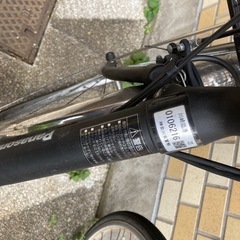 パナソニック　アシスト電動自転車　バッテリー2個付きの画像