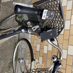 パナソニック　アシスト電動自転車　バッテリー2個付きの画像