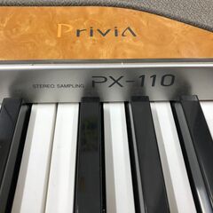 電子ピアノ CASIO カシオ PX-110 2005年製 ※動作チェック済みの画像