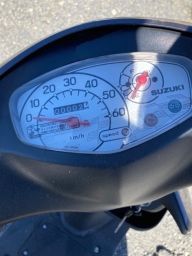 (値下げ) 原付　アドレスV50 走行2キロ　原チャ